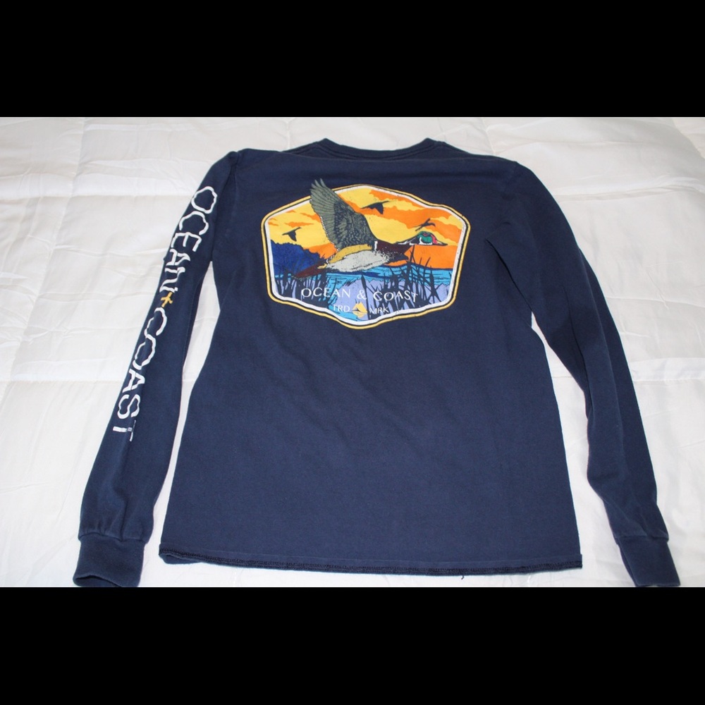 Ocean & Coast Navy Duck Long Sleeve